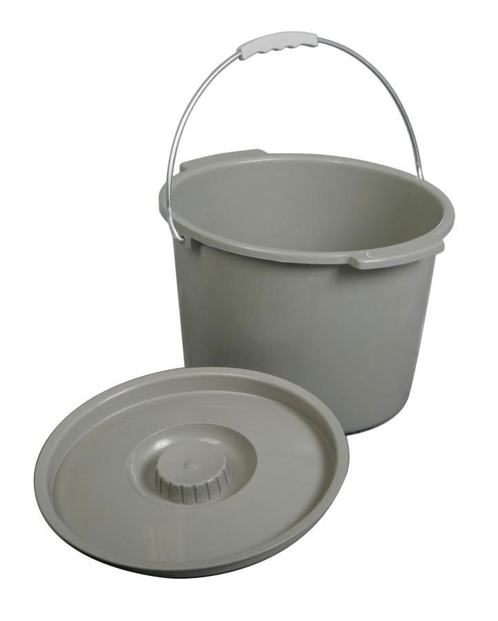 Commode Bucket with Lid and Handle