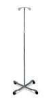 Chrome 4-Leg IV Pole