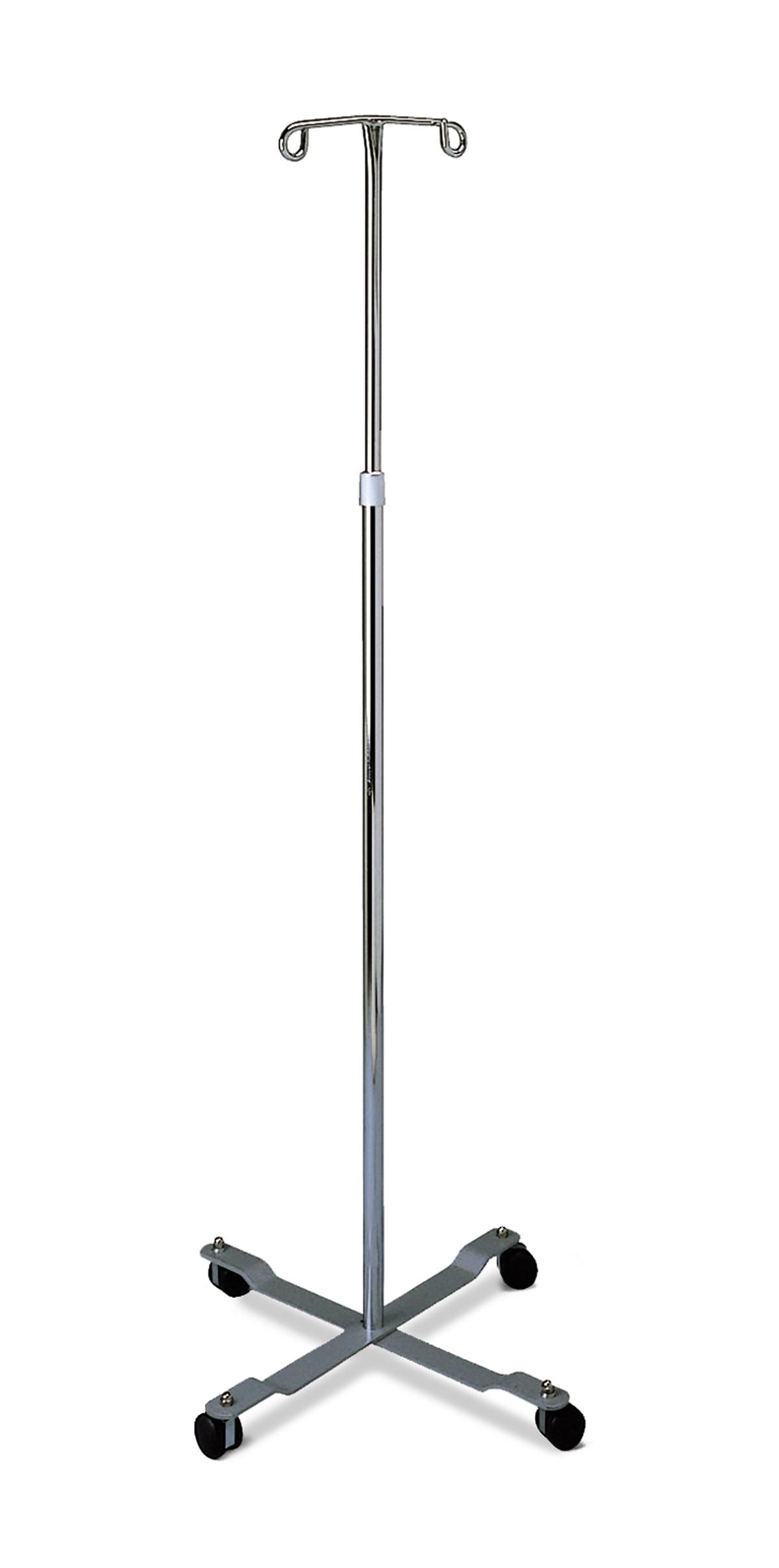 Chrome 4-Leg IV Pole