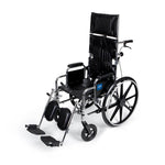 Excel Reclining Wheelchairs with Removable Desk-Length Arms and Elevating Leg Rests; 18" (46 cm)