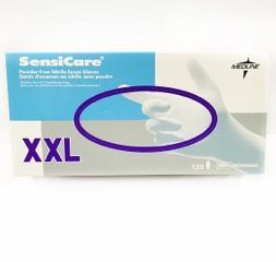 SensiCare® Powder-Free Nitrile Exam Glove, Blue; 2X Large