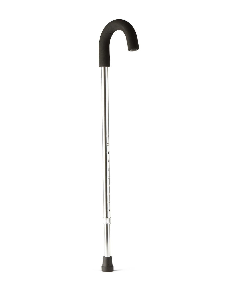 Standard Aluminum Cane, Chrome