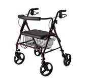 Bariatric Rollator with 8" Wheels, Aluminum