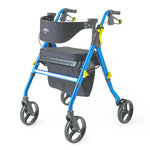 Premium Empower Rollator; 8" (20 cm) Wheels, Blue