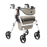 Premium Empower Rollator; Microban-Treated Touch Points and Seat, White