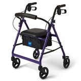 Basic Aluminum Rollator, Purple