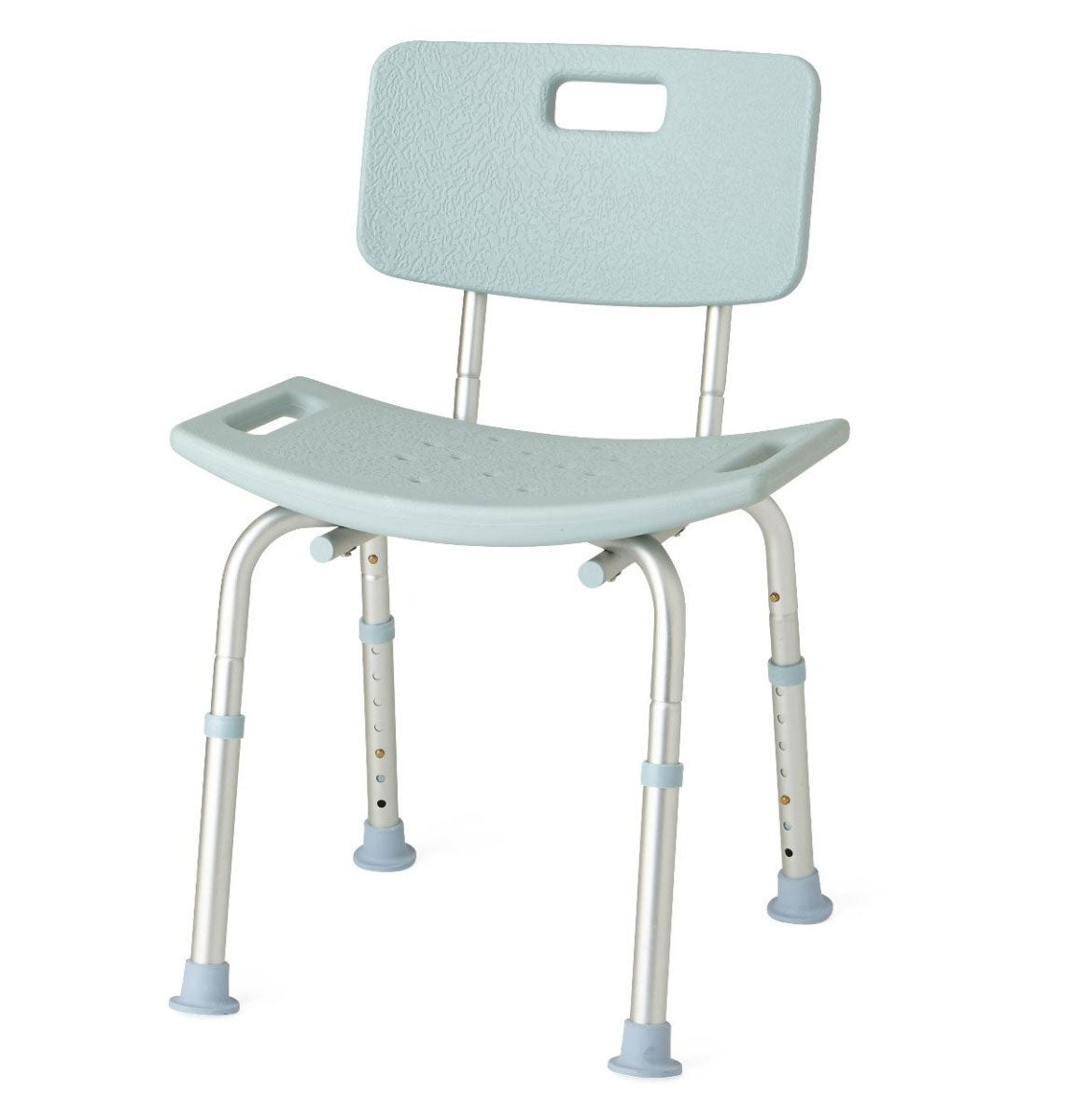 Knockdown Shower Chair with Back, Microban Treated