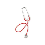 Lightweight Single-Head Stethoscope, 22" (56 cm); Red