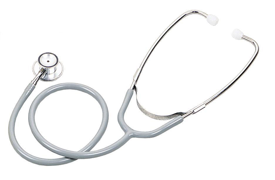 Aluminum Dual-Head Pediatric Stethoscope; Gray