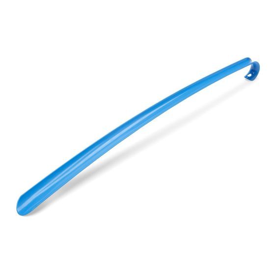 Curved-Grip Plastic Shoehorn; 16.5" (41.91 cm)