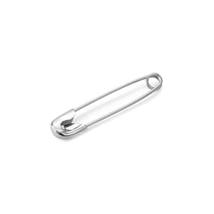 Medline Size 3 Steel Safety Pins, 2 in, Box of 1,440