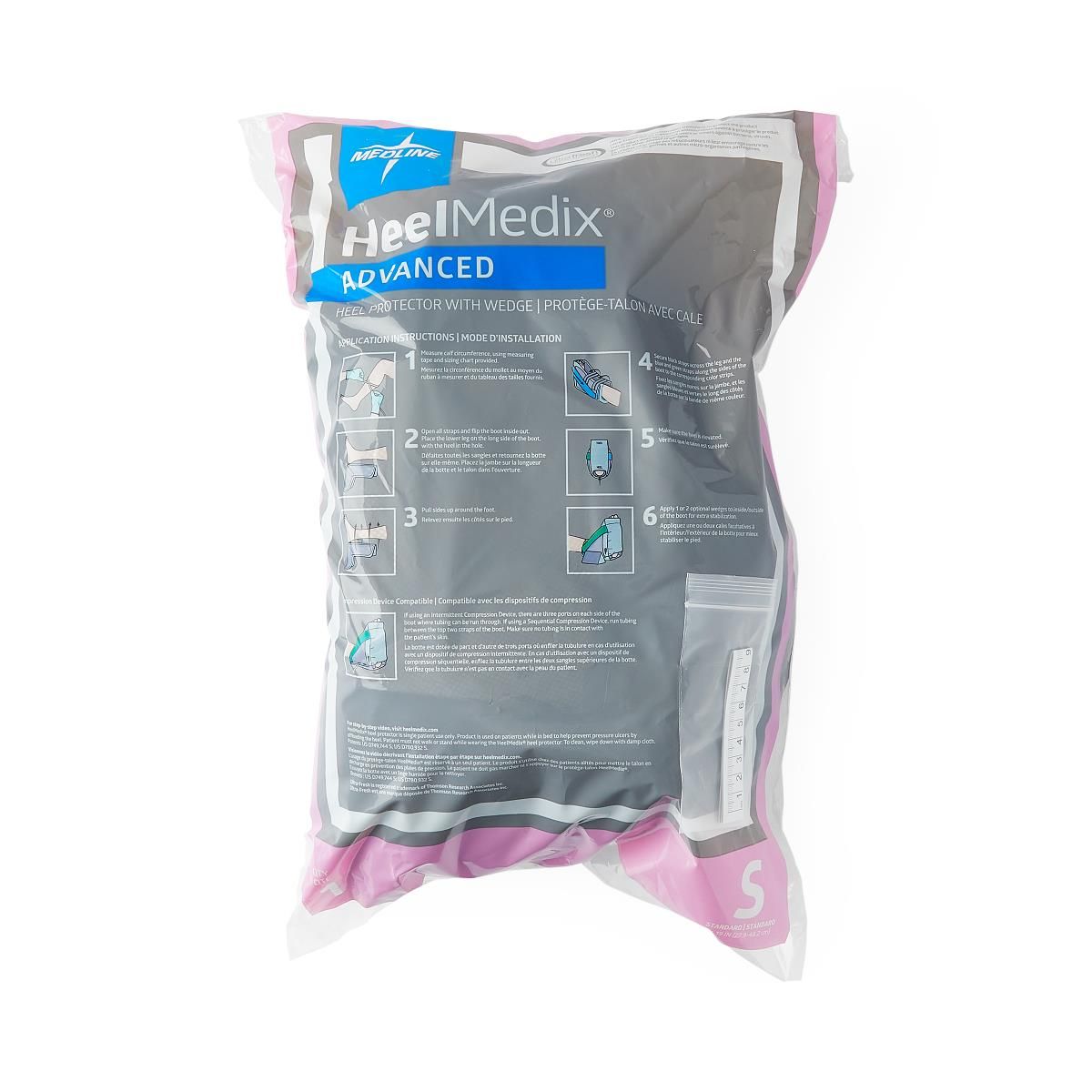 HeelMedix® Advanced Heel Protector; Standard, 11" to 19" (27.19 to 48.2cm), with Wedge