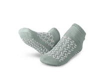 No-Slip Double Tread Slipper Sock, 2XLarge, gray