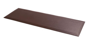 Beveled-Edge Fall Mat; 23" x 68" x 1" (58 x 173 x 2.5 cm), Brown