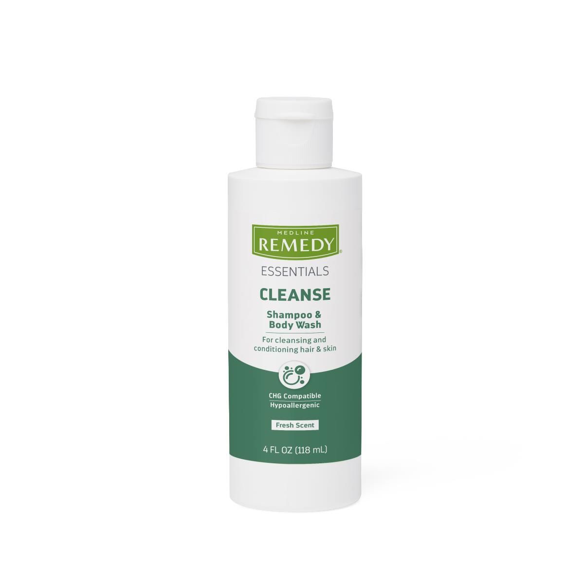Remedy® ESSENTIALS Shampoo and Body Wash, Fresh Scent, 118 ml Bottle