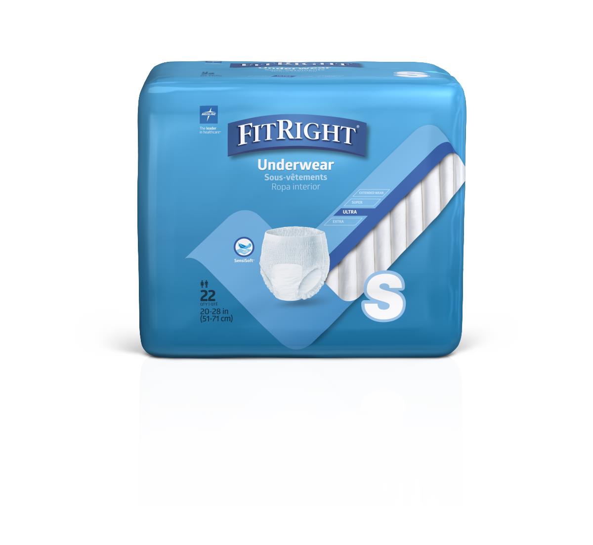FitRight® Super Protective Underwear, Small, 20"-28"
