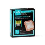 Optifoam® Gentle Silicone Adhesive Liquid Trap Foam Dressing with Border; 3" x 3" (7.5 cm x 7.5 cm)