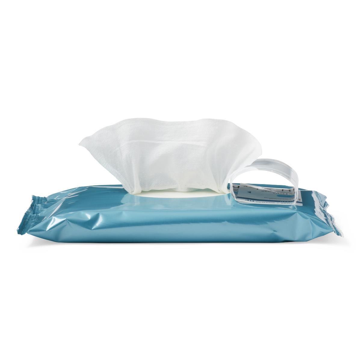 ReadyFlush Biodegradable Flushable Wipes; 7" x 8" (18 cm x 20 cm)