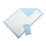 Protection Plus Single-Use Underpad; 23" x 36" (58 cm x 91 cm), Blue, Moderate Absorbency
