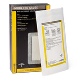 Bordered Gauze Adhesive Island Wound Dressing; 7.5 x 15 cm with 4 x 10 cm Pad