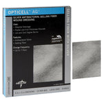Opticell® Ag+ Silver Antibacterial Gelling Fiber Wound Dressing, 4" x 5" (10.2 x 12.7 cm)