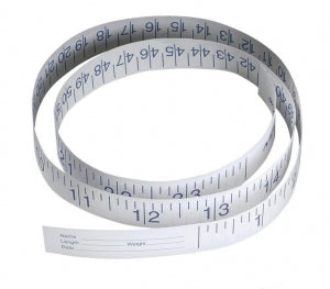 Medline Disposable Paper Measuring Tape, 72 in, Case of 500