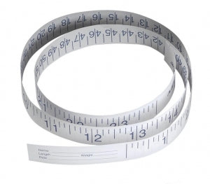Medline Disposable Paper Measuring Tape, 24 in, Case of 1,000