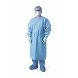 Chemotherapy Protective Procedure Gown, Hook-and-Loop Neck, Extra large