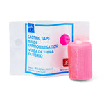 Lightweight Fibreglass Casting Tape; 3" x 4yd. (7.62 cm x 3.65 m), Pink — Box of 10