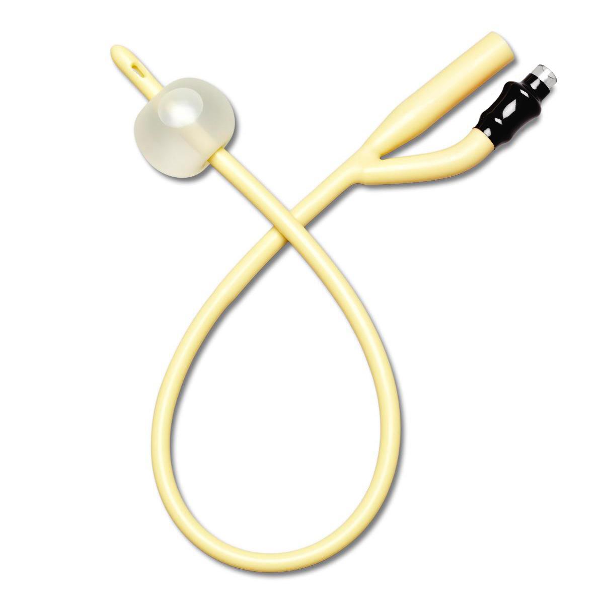 Silicone-Elastomer-Coated Latex Foley Catheter; 30 Fr, 30 cc — Case of 12