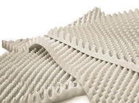 Convoluted Foam Bed Pad — Case of 4