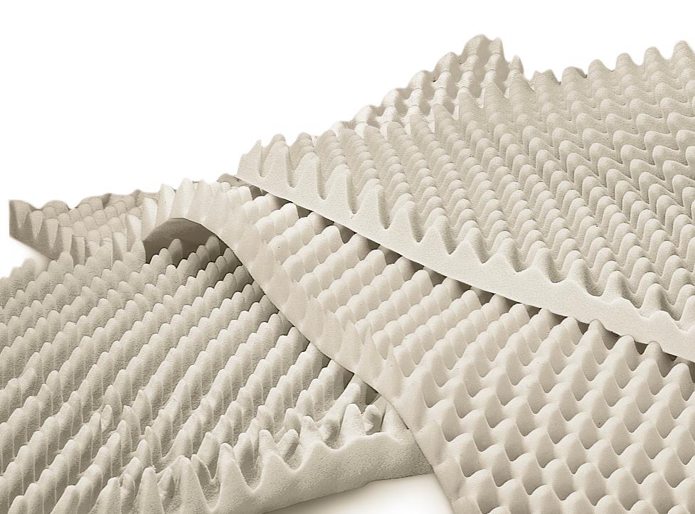 Convoluted Foam Bed Pad — Case of 4