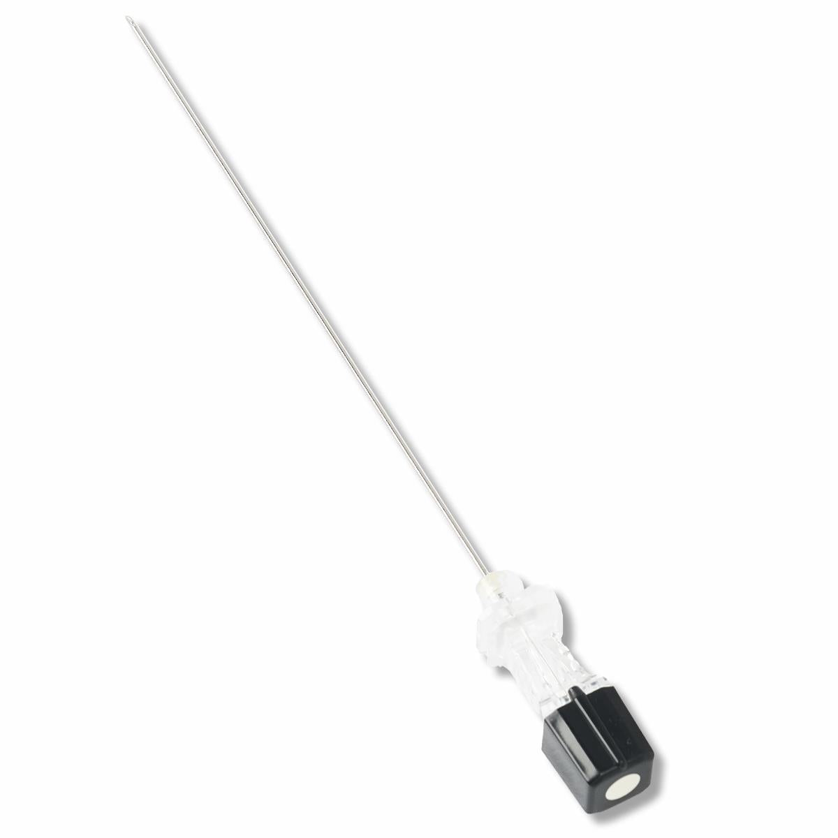Quincke Spinal Needle; 22G x 3.5" (8.89 cm), Black, Sharp Bevel — Case of 25