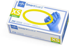 SmartGuard® Powder-Free Nitrile Exam Glove, Blue; Extra Small