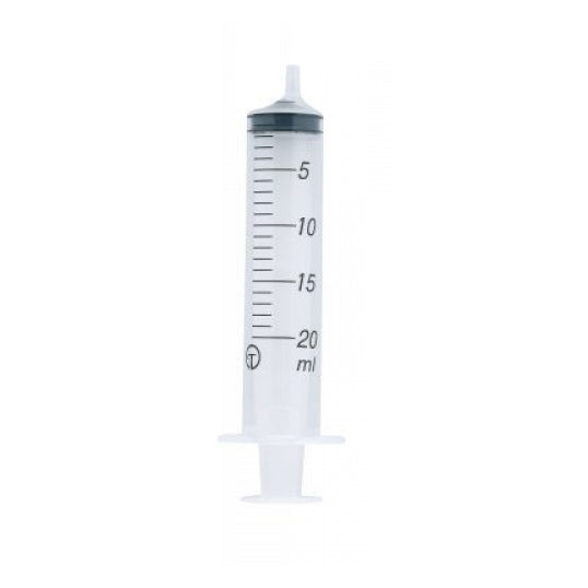 Terumo® Syringe Only; 20 cc (mL), Luer-Slip Tip — Box of 50