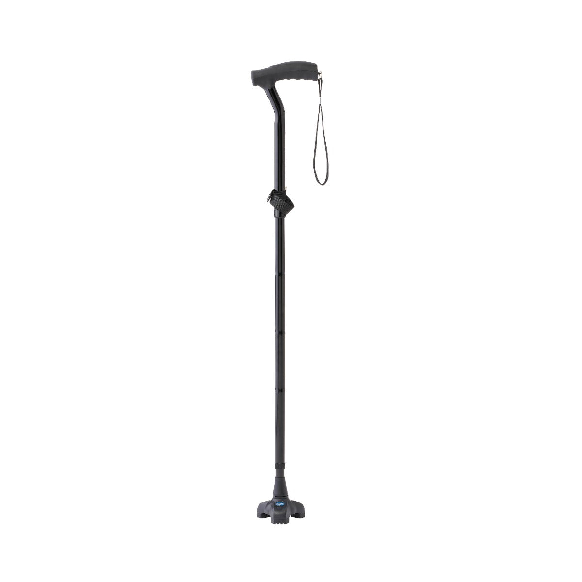 TriGlide Folding Cane; Black