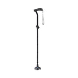 TriGlide Folding Cane; Black