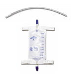 Leg Bag with Twist Valve Drain, 600 mL, Medium with Extension Tubing 18" (46 cm)