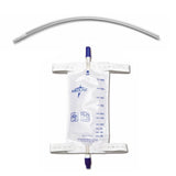 Leg Bag with Twist Valve Drain, 600 mL, Medium with Extension Tubing 18" (46 cm)