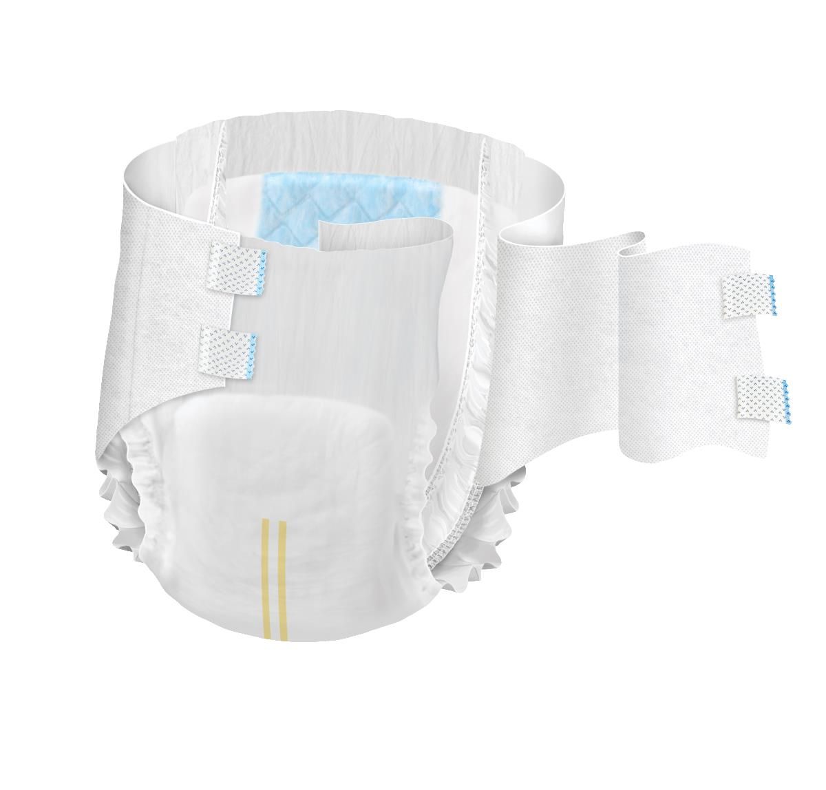 FitRight® Incontinence Briefs; 5X Large, 90"-106" (229 cm-269 cm), White, Bariatric