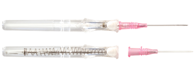 BD Autoguard IV catheter supplier family photograph; selected gauge and colour may differ