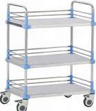Stainless Steel Utility Cart with 3 Shelves