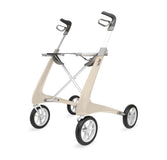 byACRE Carbon Fiber Rollator; White, 18.5" W x 24" H