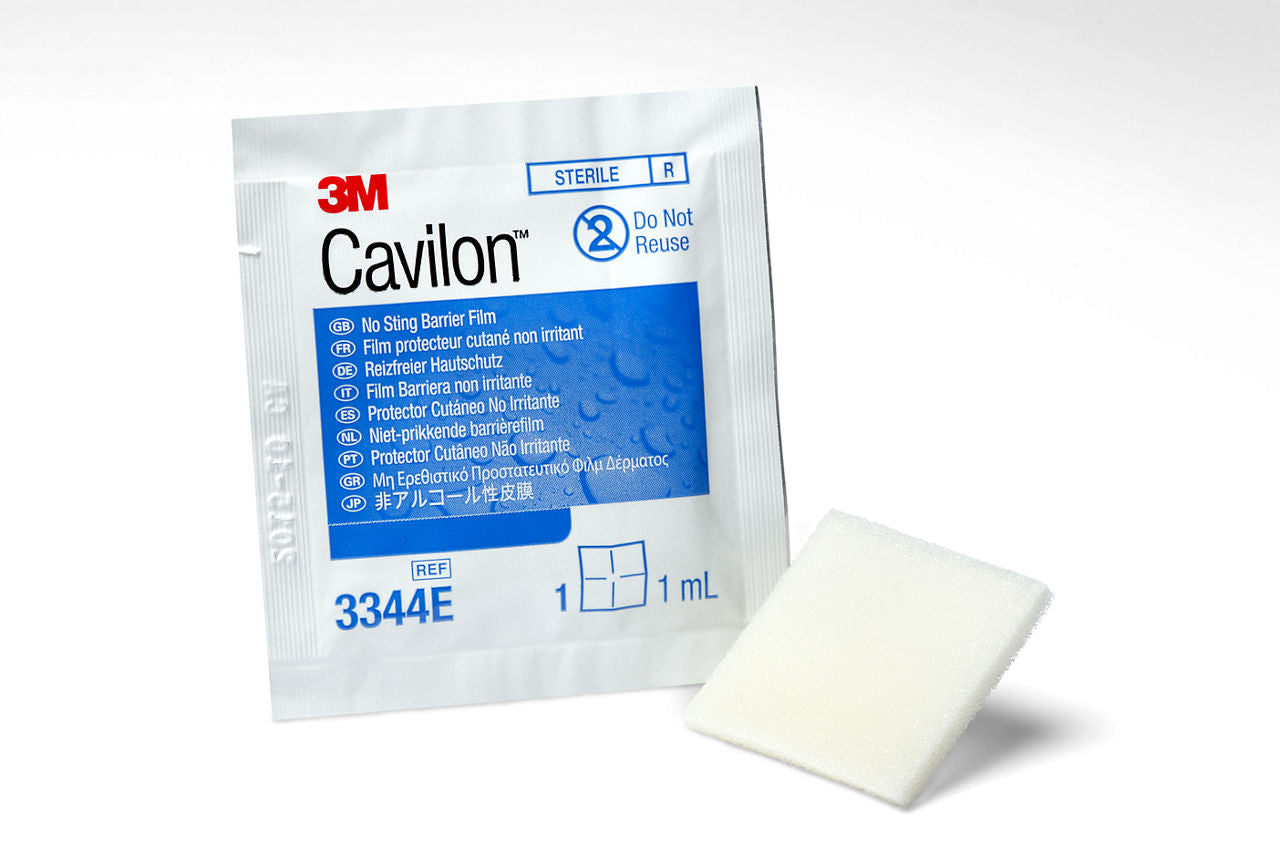 3M Cavilon No Sting Barrier Film wipe, REF3344E, 1 mL sachet and wipe