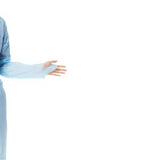 Disposable Impervious Poly Isolation Gown