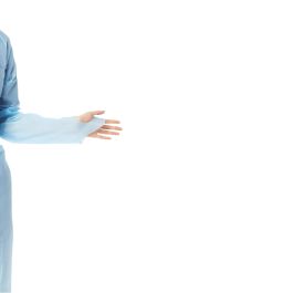 Disposable Impervious Poly Isolation Gown