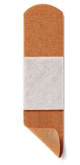 CURAD FabricStrip genuine supplier product photograph; selected dimensions and quantity specified separately