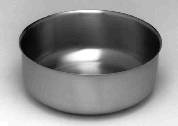 Stainless Steel Sponge Bowls; 4-1/3" x 2", 14 oz — Case of 12