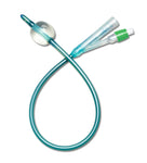 SilverTouch™ Sterile 100%-Silicone Foley Catheter, 10 cc (mL); 14 Fr, 10 cc — Case of 10