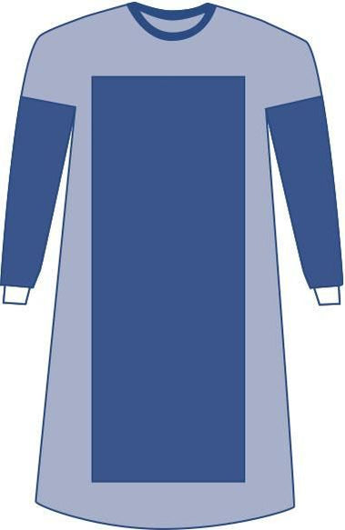 Eclipse Sterile Poly-Reinforced AAMI Level 4 Gown; extra-long, extra-large — Case of 28